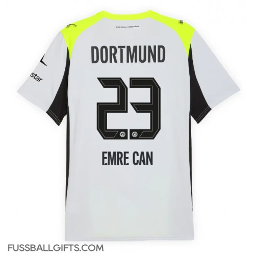 Borussia Dortmund Emre Can #23 Fußballbekleidung Auswärtstrikot 2025-26 Kurzarm